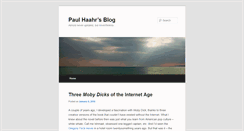 Desktop Screenshot of paulhaahr.com